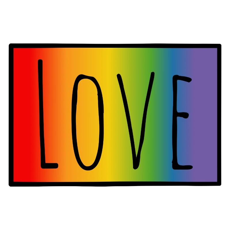 CSD Tshirt Regenbogen Love