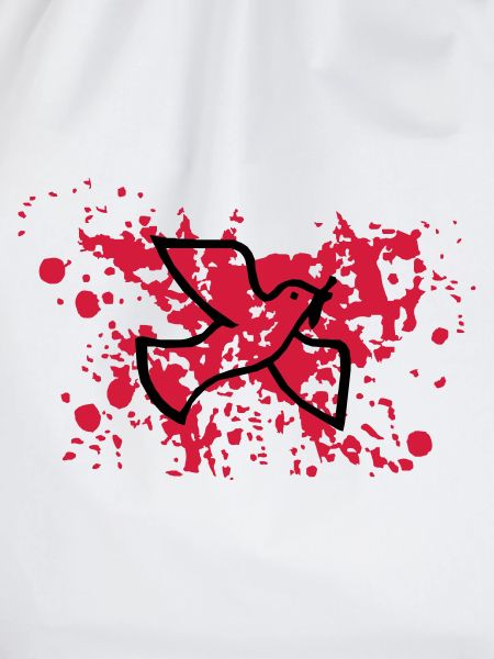 Friedenstaube im Blut