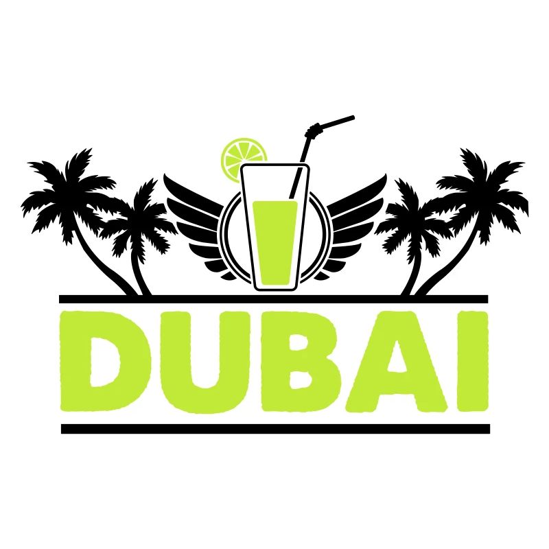 Dubai Lime Drink Neon Logo