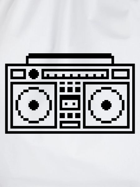 Ghettoblaster: Retro, Musik & Pixel Style