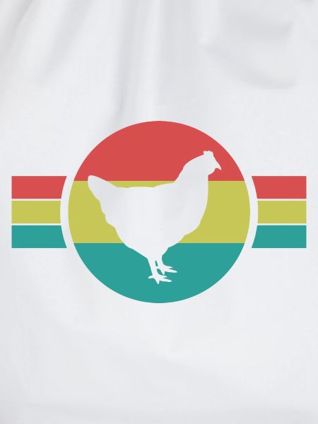 Huhn Retro Silhouette
