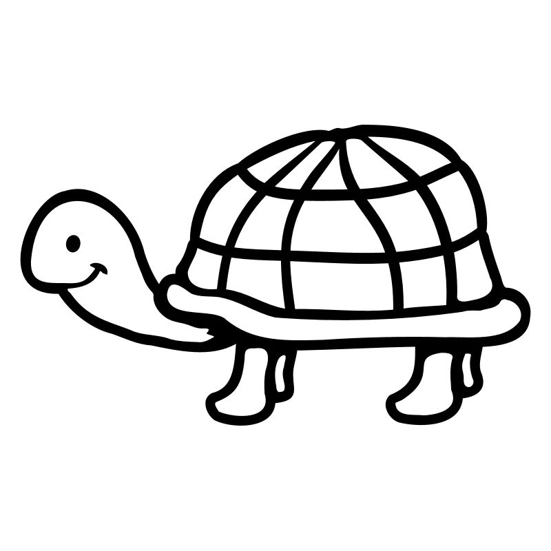 Turtle long neck smiling happy funny