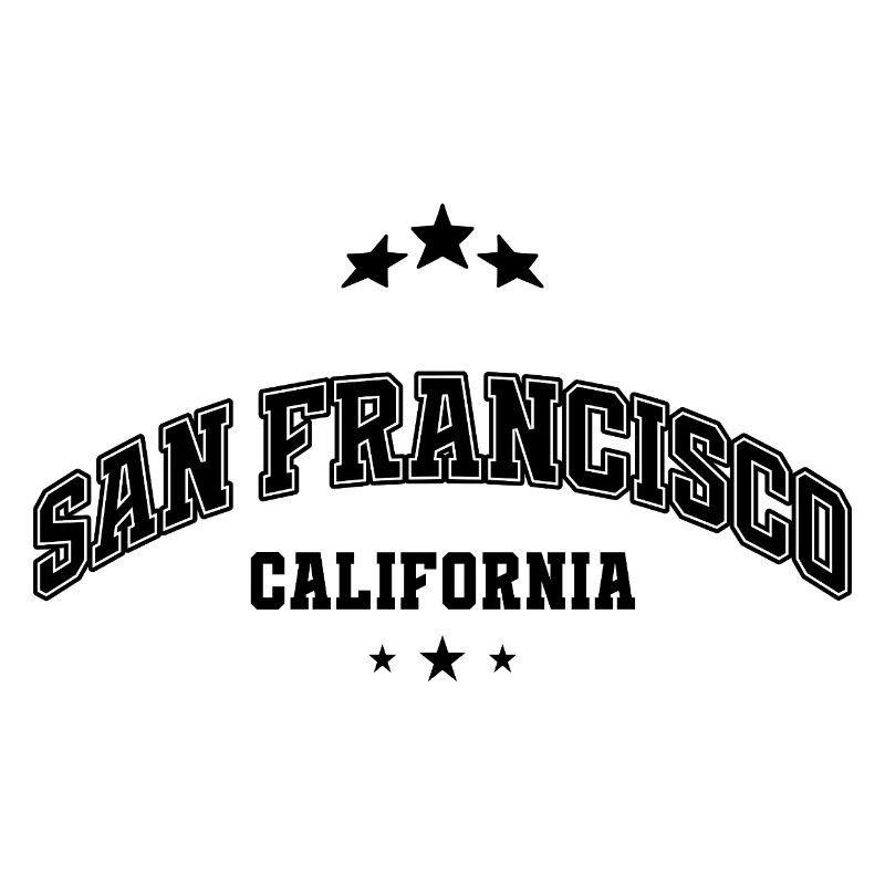 San Francisco Arc Lettering