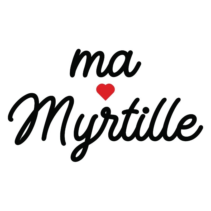 Ma Myrtille (d'Amour) Coeur Script