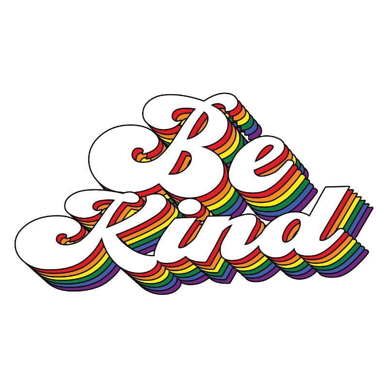 Be Kind Regenbogen