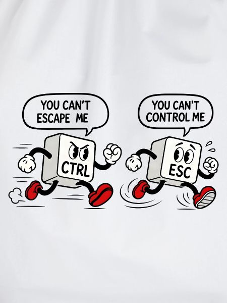 Geek Humor CTRL vs ESC