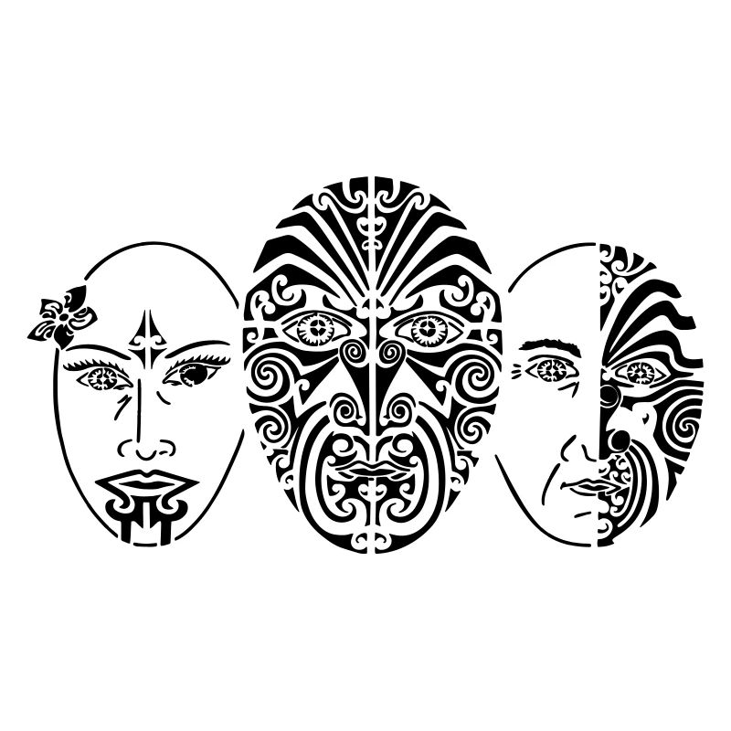 Māori Face Tattoo