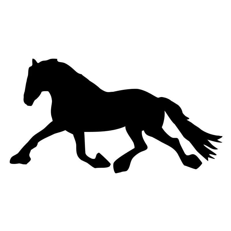 Ein laufendes Pferd