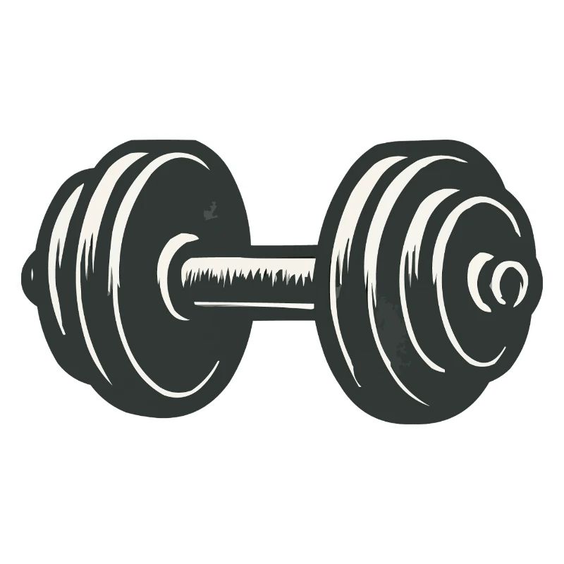 Hantel Kraft Workout Grafik