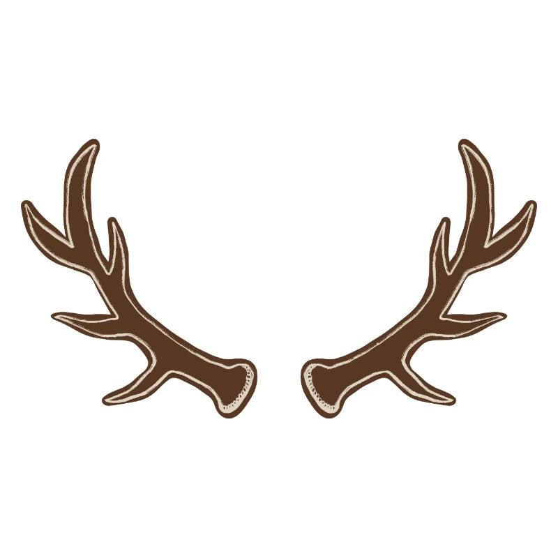 Rustic Antler Silhouette