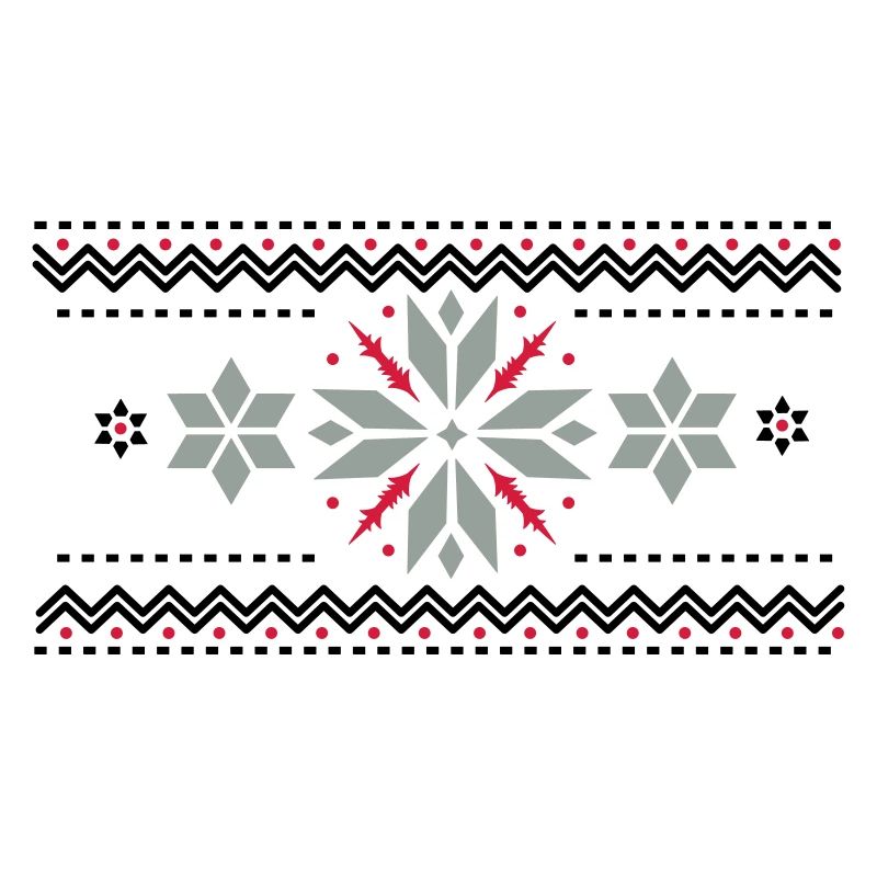 Star pattern in the Norwegian style