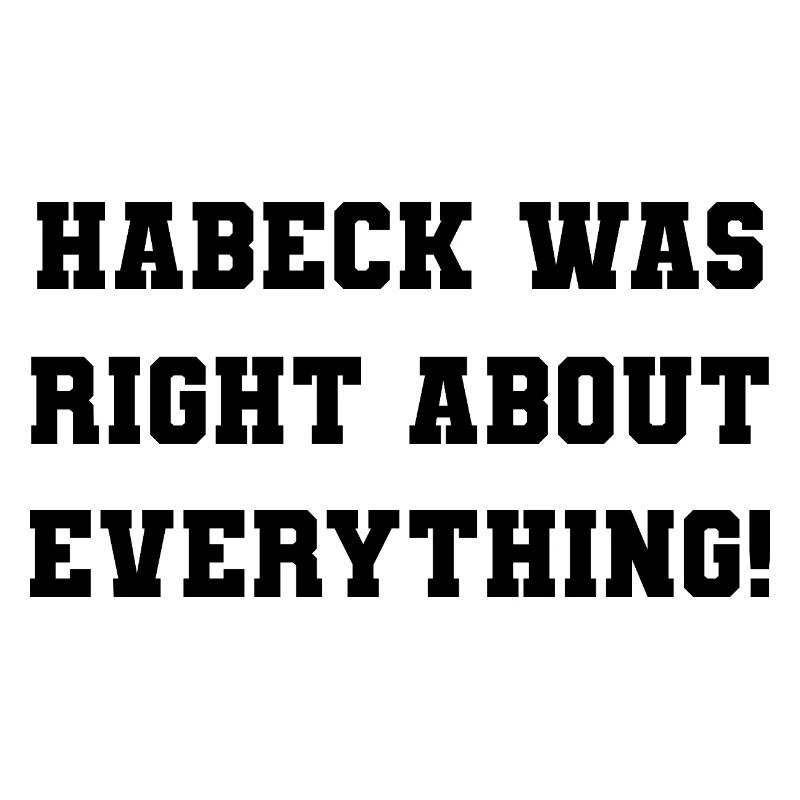 Habeck was right about everything!