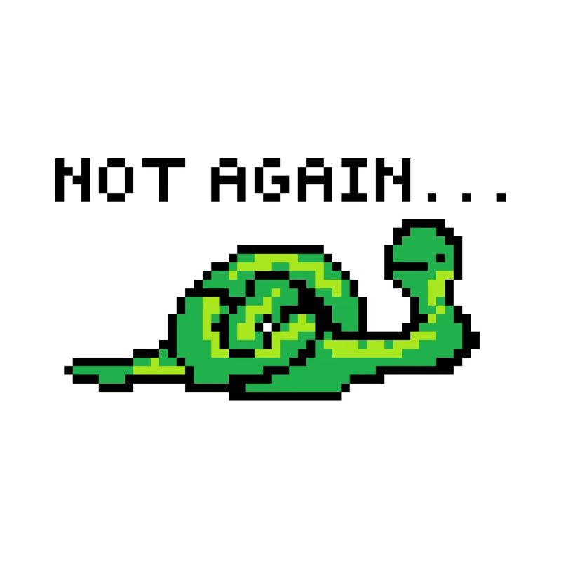 Pixelart Schlange