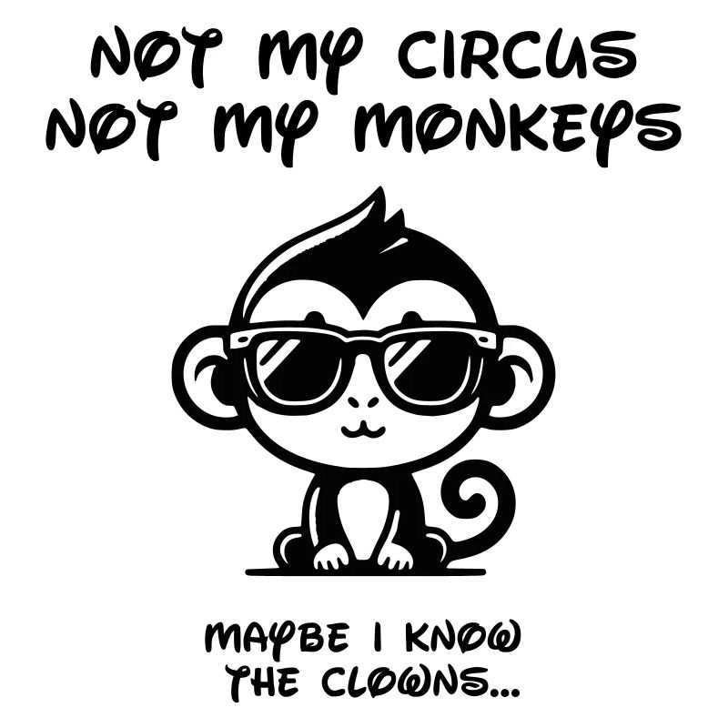 Pas mon cirque - Noir