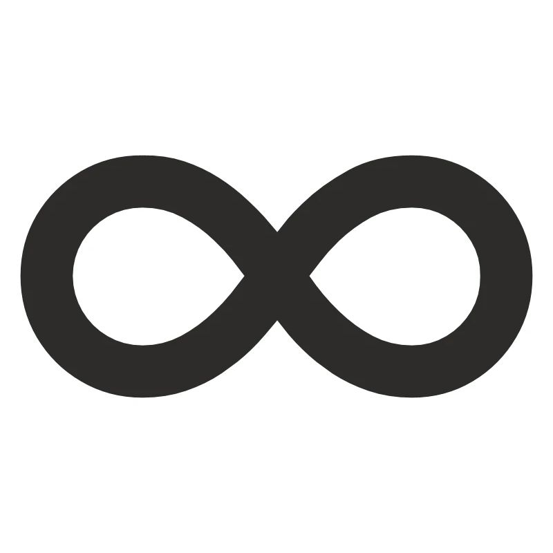 Unendlichkeitszeichen – Minimalistisches Infinity 