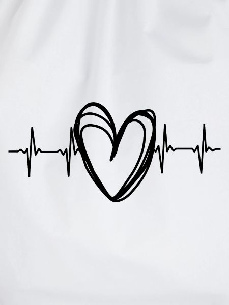Scribble Herz EKG Herzschlag