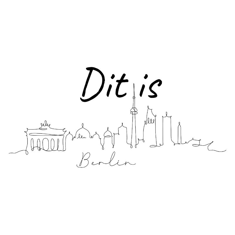 DIT IS BERLIN – SILHOUETTE DE BERLIN, CAPITALE