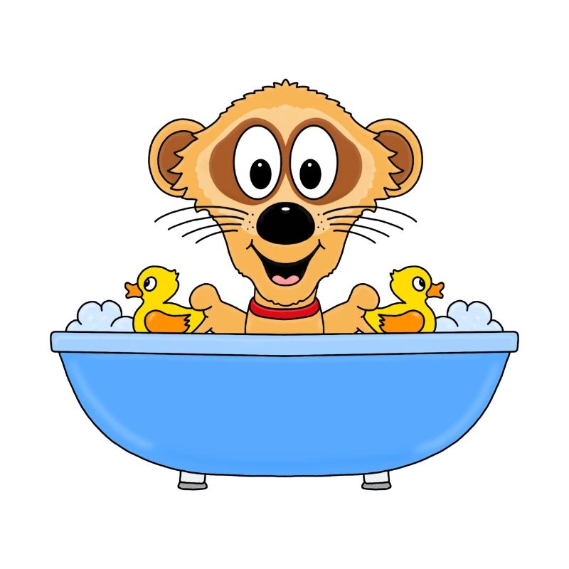 ERDMÄNNCHEN - BADEWANNE - BADEENTEN - BADEN