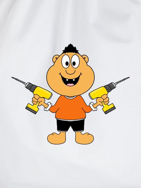 MANN - HEIMWERKER - HANDWERKER - BOHRER - FUN