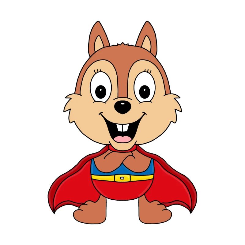 SUPERHELD - EICHHÖRNCHEN - TIER - TIERISCH