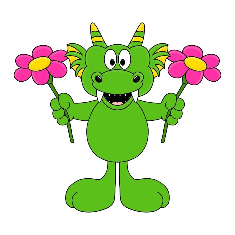 BLUMEN - LIEBE - DRACHE - GESCHENK - GARTEN