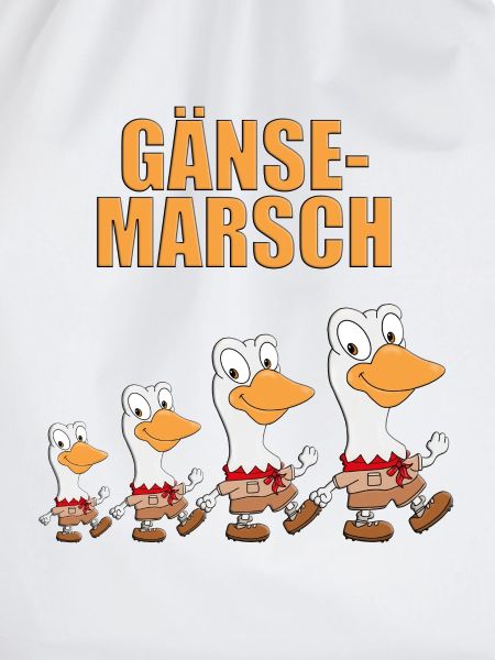GÄNSEMARSCH - GÄNSE - GANS