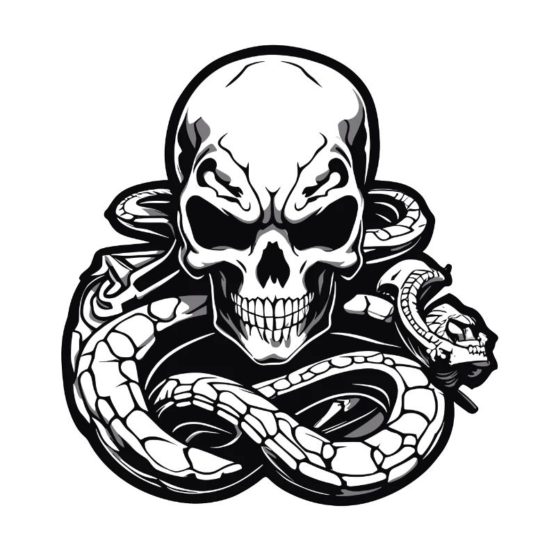 Cobraskull / Skull / Skeleton / Gothic / Horror