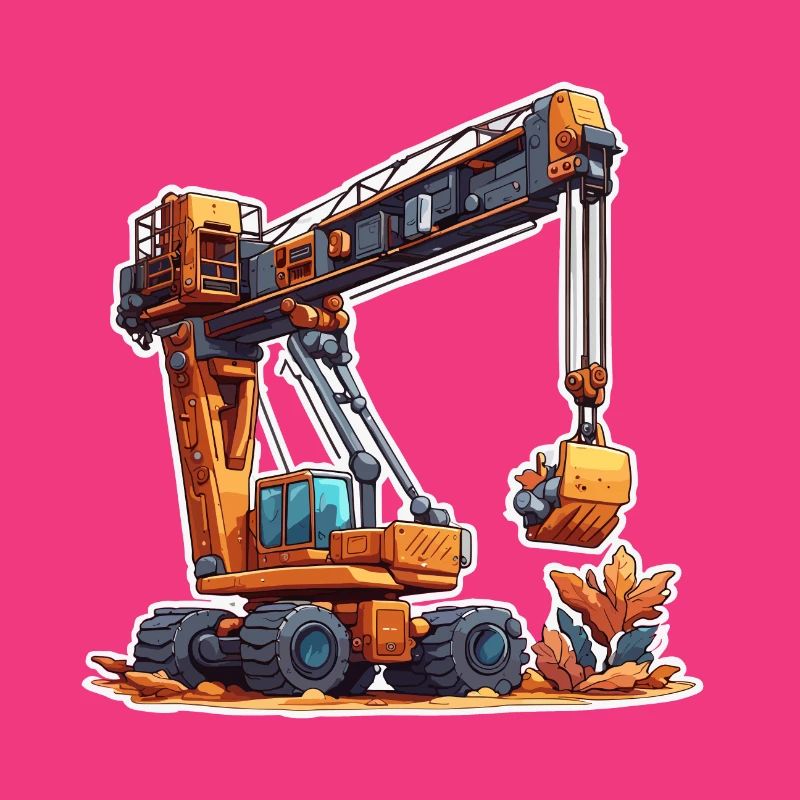 Kran / Baustelle / Seilwinde / Kransystem