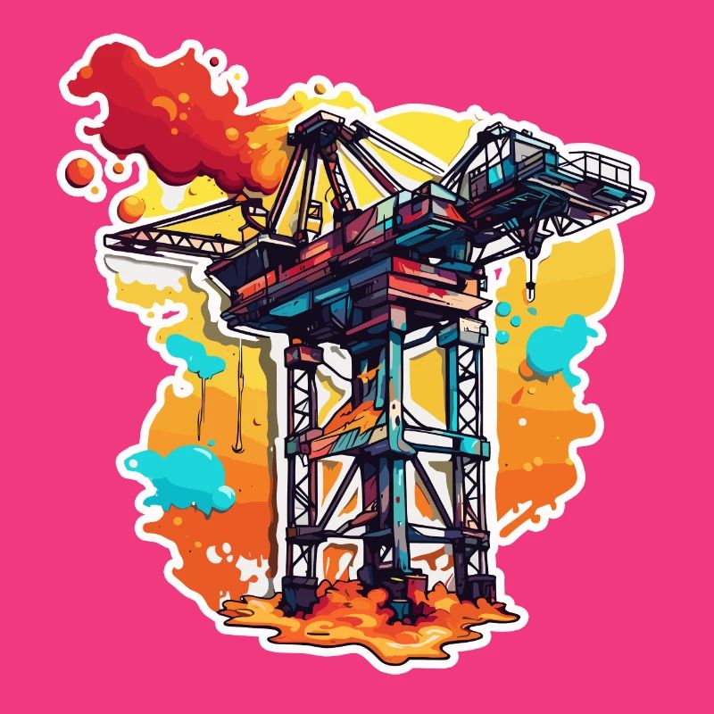 Kran / Baustelle / Seilwinde / Kransystem