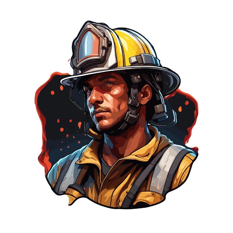 Firefighter / Fire / Fire / Extinguish / Hero