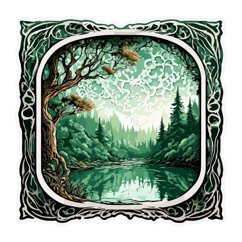 Window in the Forest / Trees / View / Wilderness