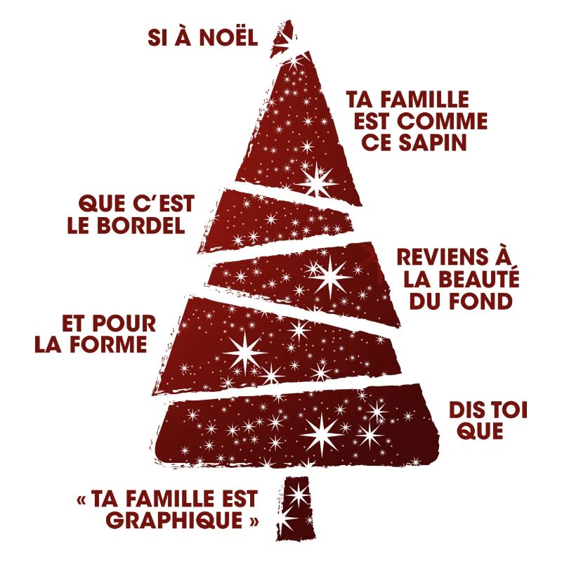 WEIHNACHTSBAUM ROTE GRAFIK