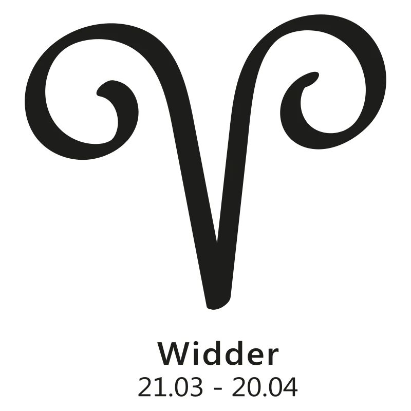 Widder Aries Symbol Sternzeichen