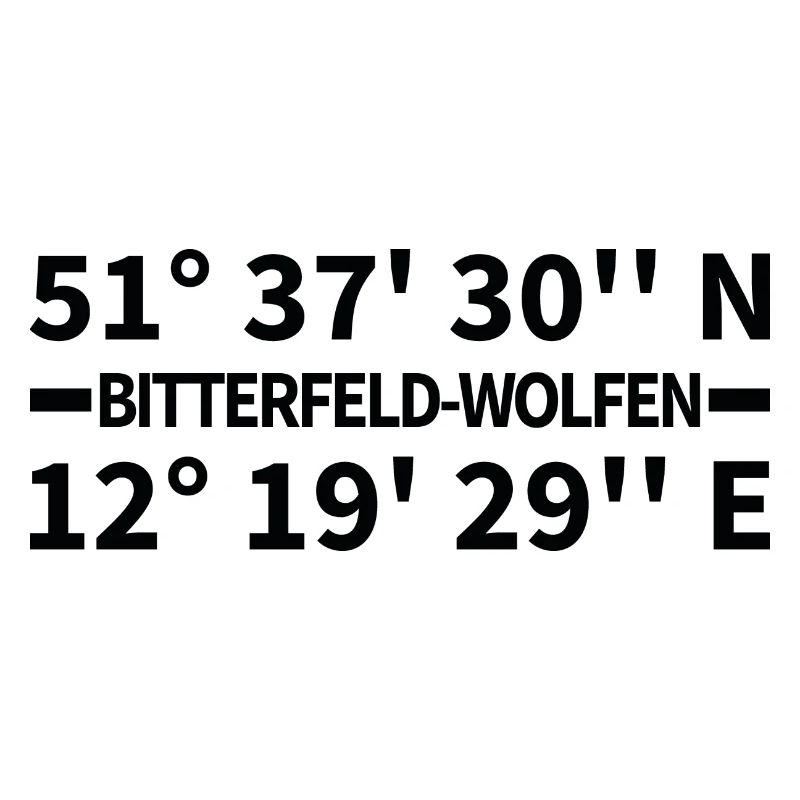 Bitterfeld-Wolfen coordinates