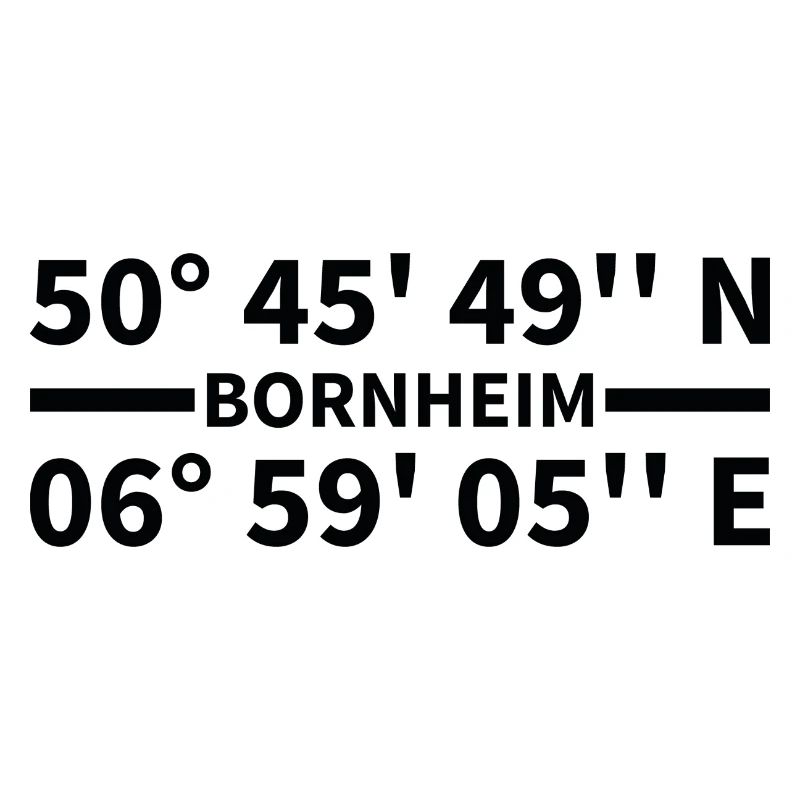 Coordonnées de Bornheim
