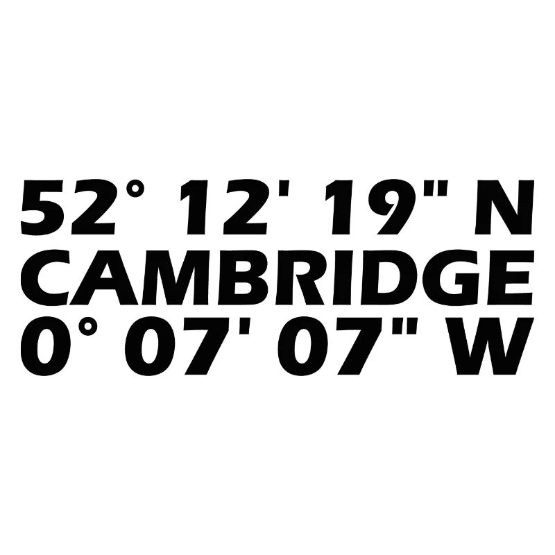 Cambridge Coordinates