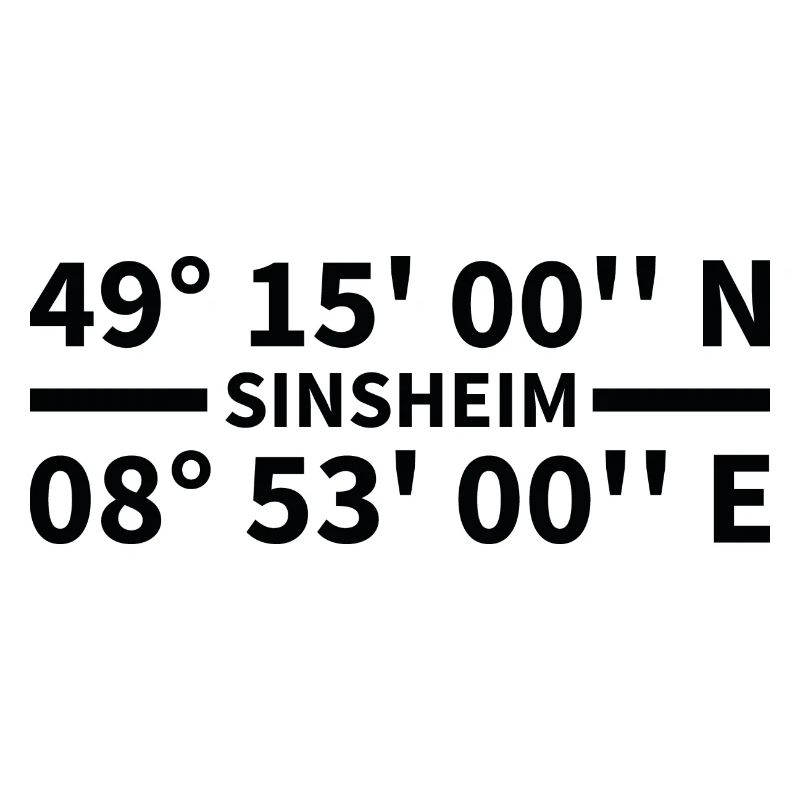 Sinsheim coordinates