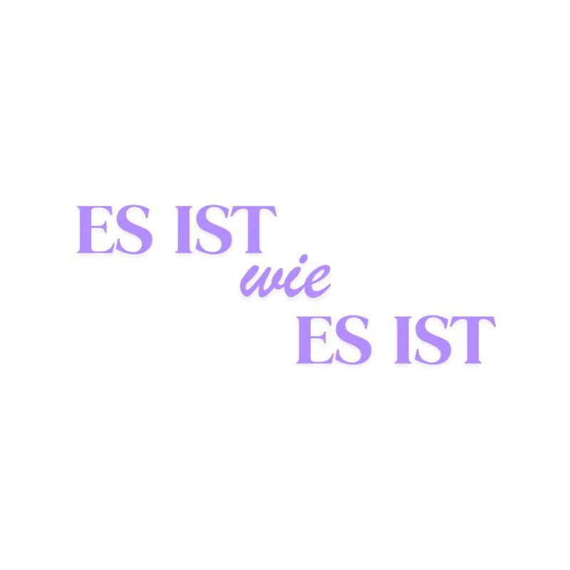 It is what it is