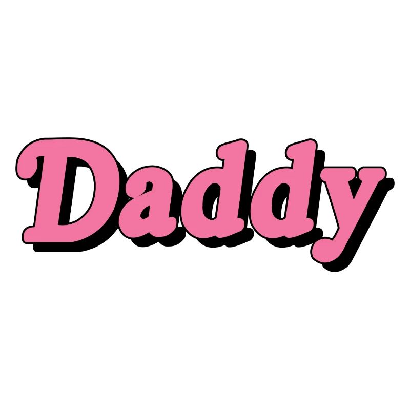 Whimsical Daddy Text Design