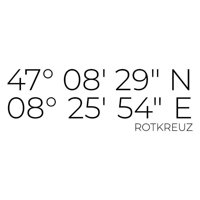 Coordinates Rotkreuz Canton Zug
