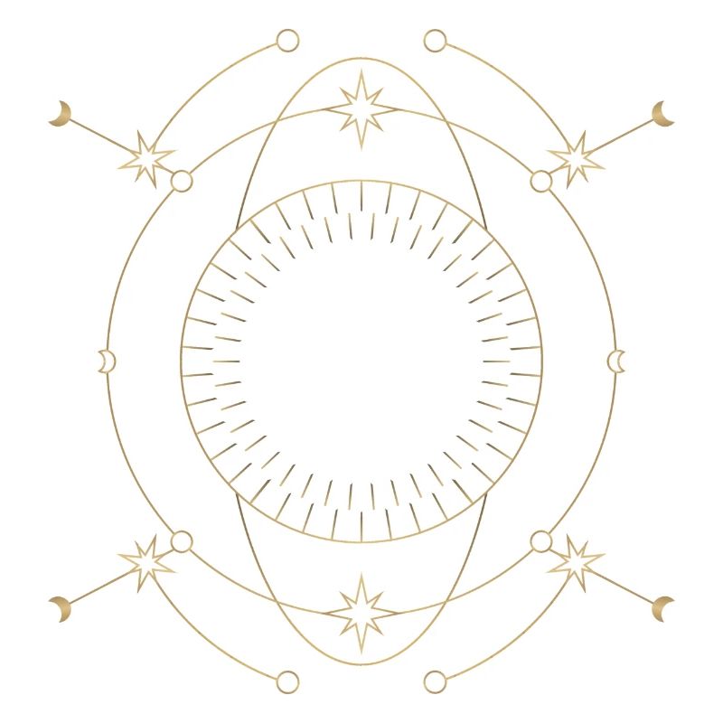Conception de l’orbite du cercle d’étoile dorée