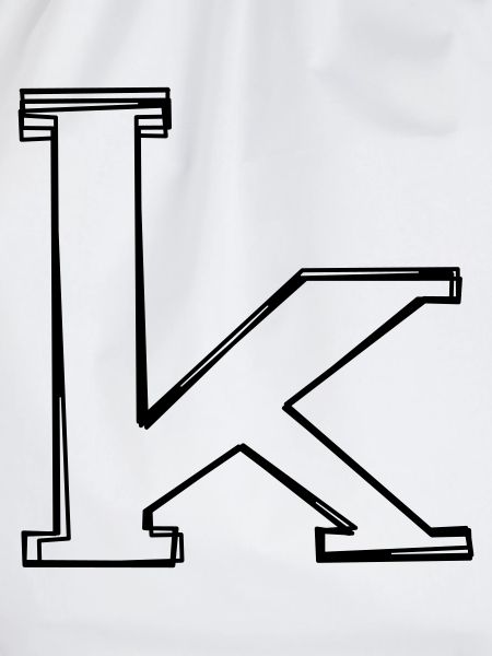 Kleinbuchstabe k handgezeichnet