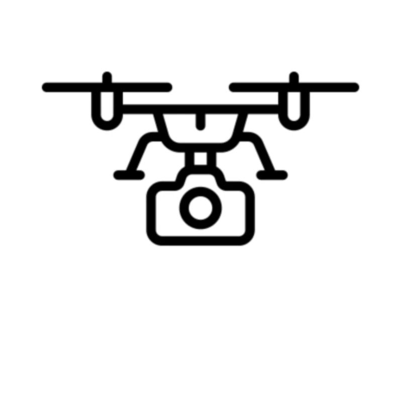 Drone icon camera drone