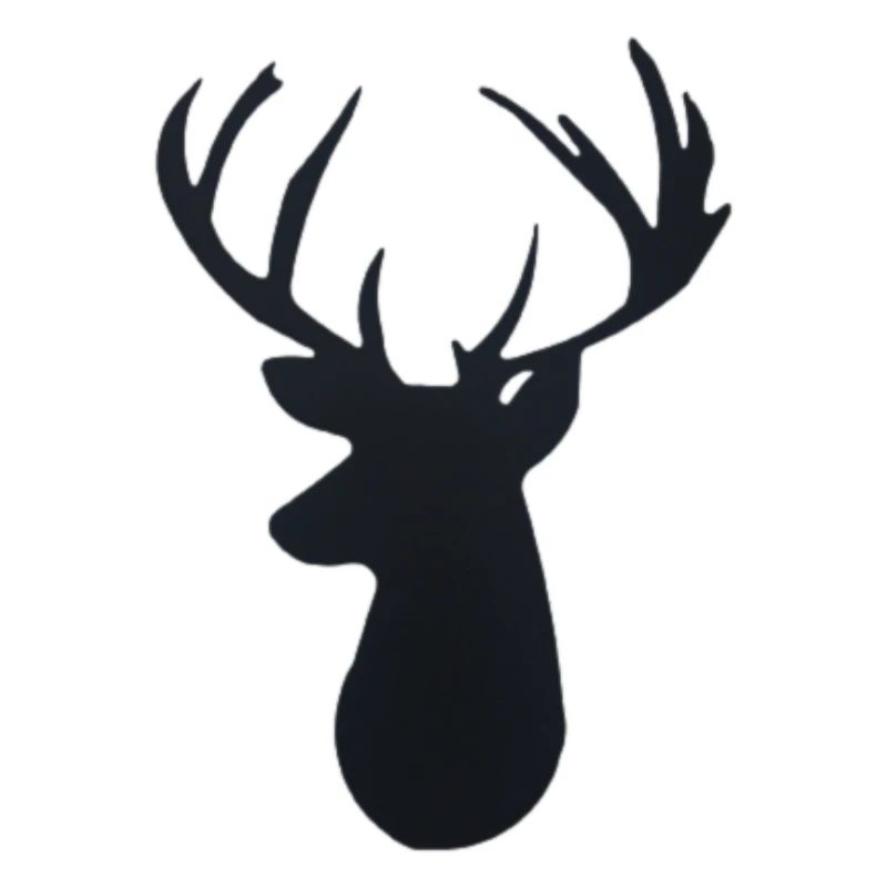 Deer head silhouette