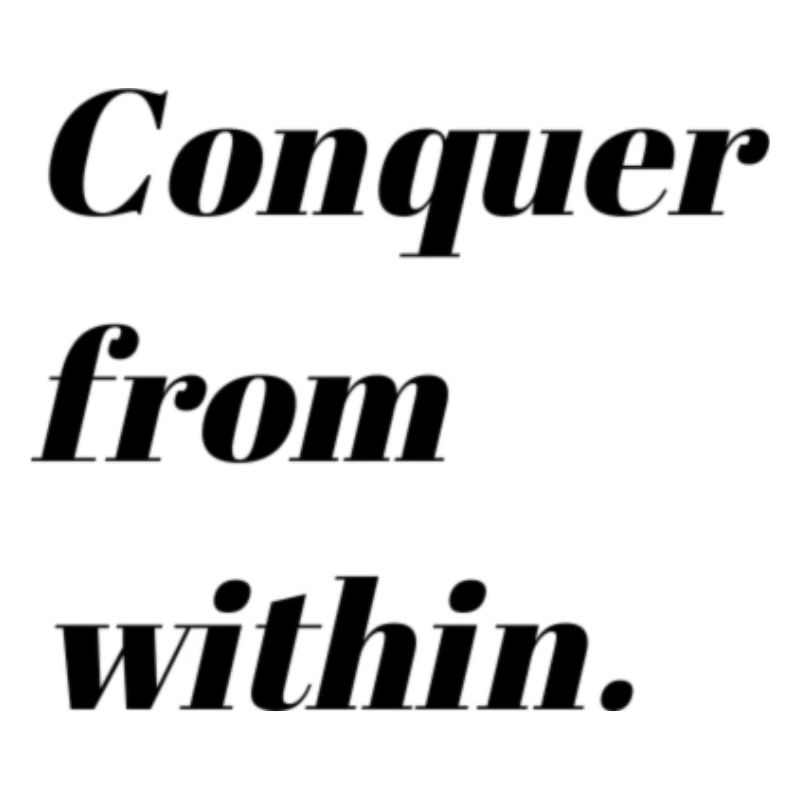 Black Modern Conquer From Within