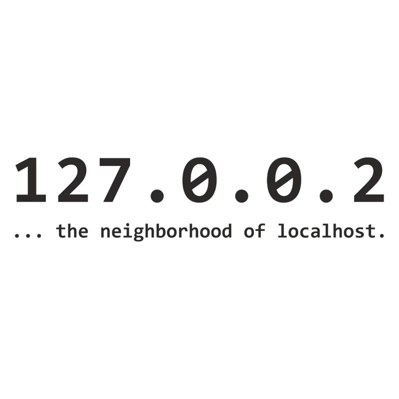 127.0.0.2 - le quartier de localhost