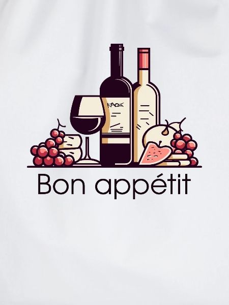 Wein, Trauben, Käse - Guten Appetit!