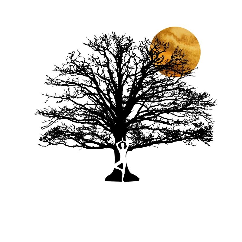 Yoga asana tree