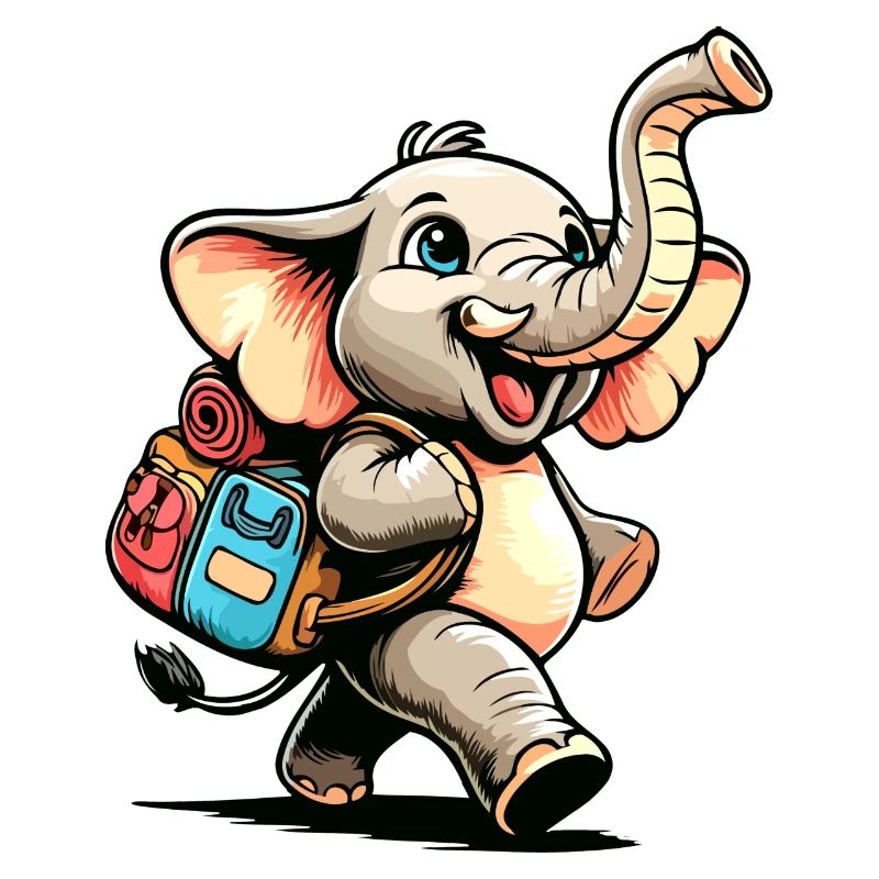 Tiny Trekker: Der lustige Elefant