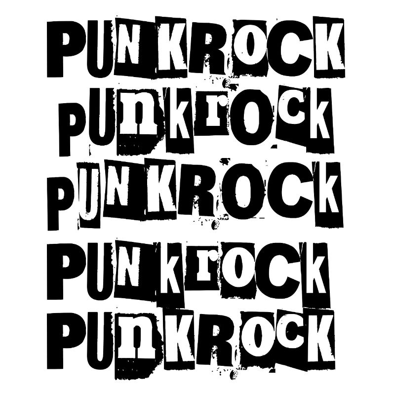 Punk Rock Bold Distressed Typography design